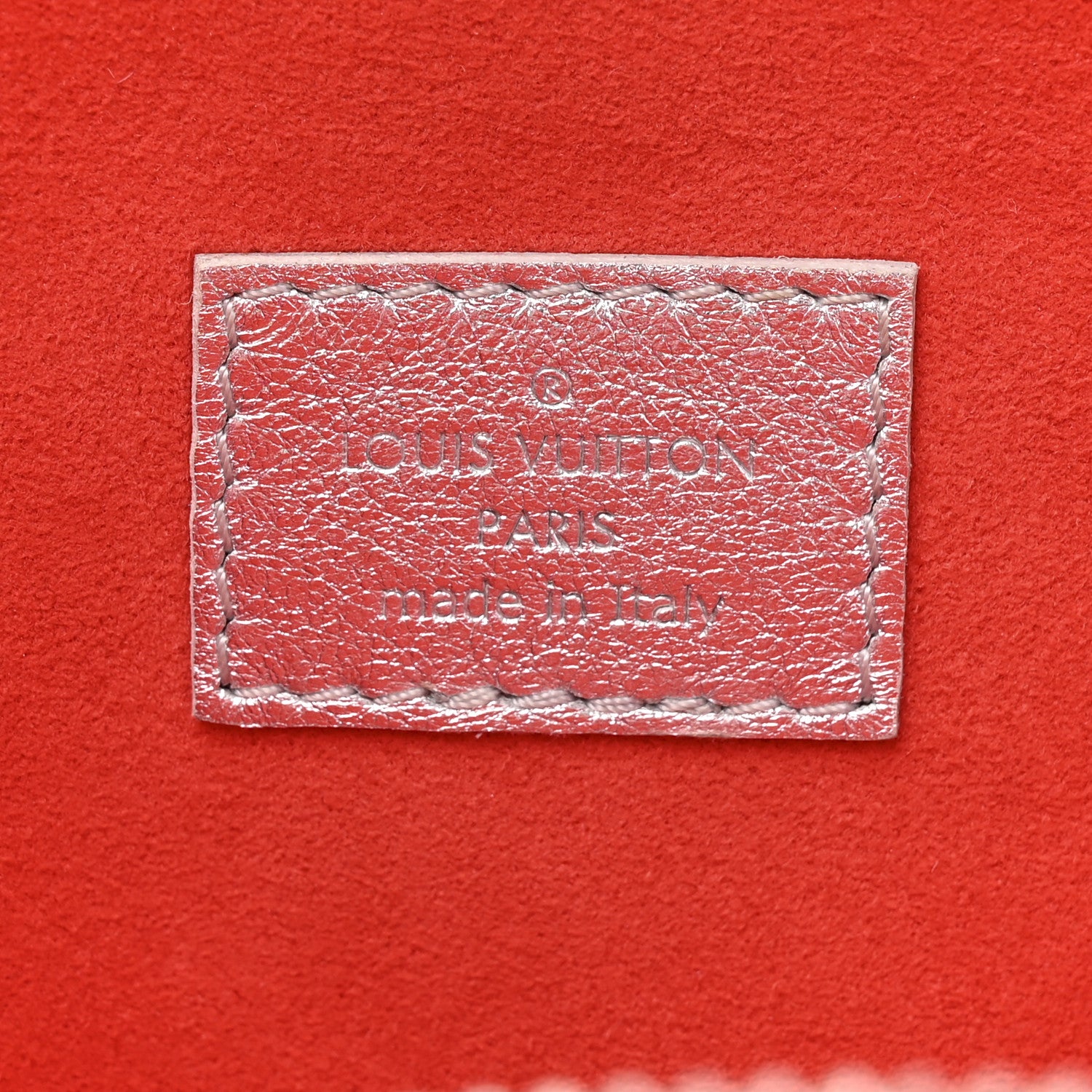 Louis Vuitton Metallic Lambskin Embossed Monogram Coussin PM Silver 7 of 12