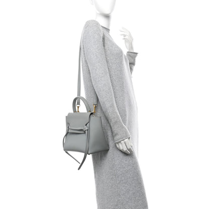 Celine Grained Calfskin Mini Belt Bag Cloud 2 of 12