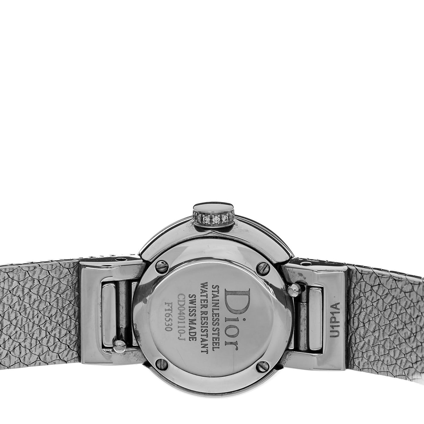 Stainless Steel Diamond Bezel Pink Mother of Pearl 19mm La D De Dior Quartz Watch