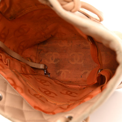 Chanel Calfskin Quilted Medium Cambon Tote Beige 4 of 19