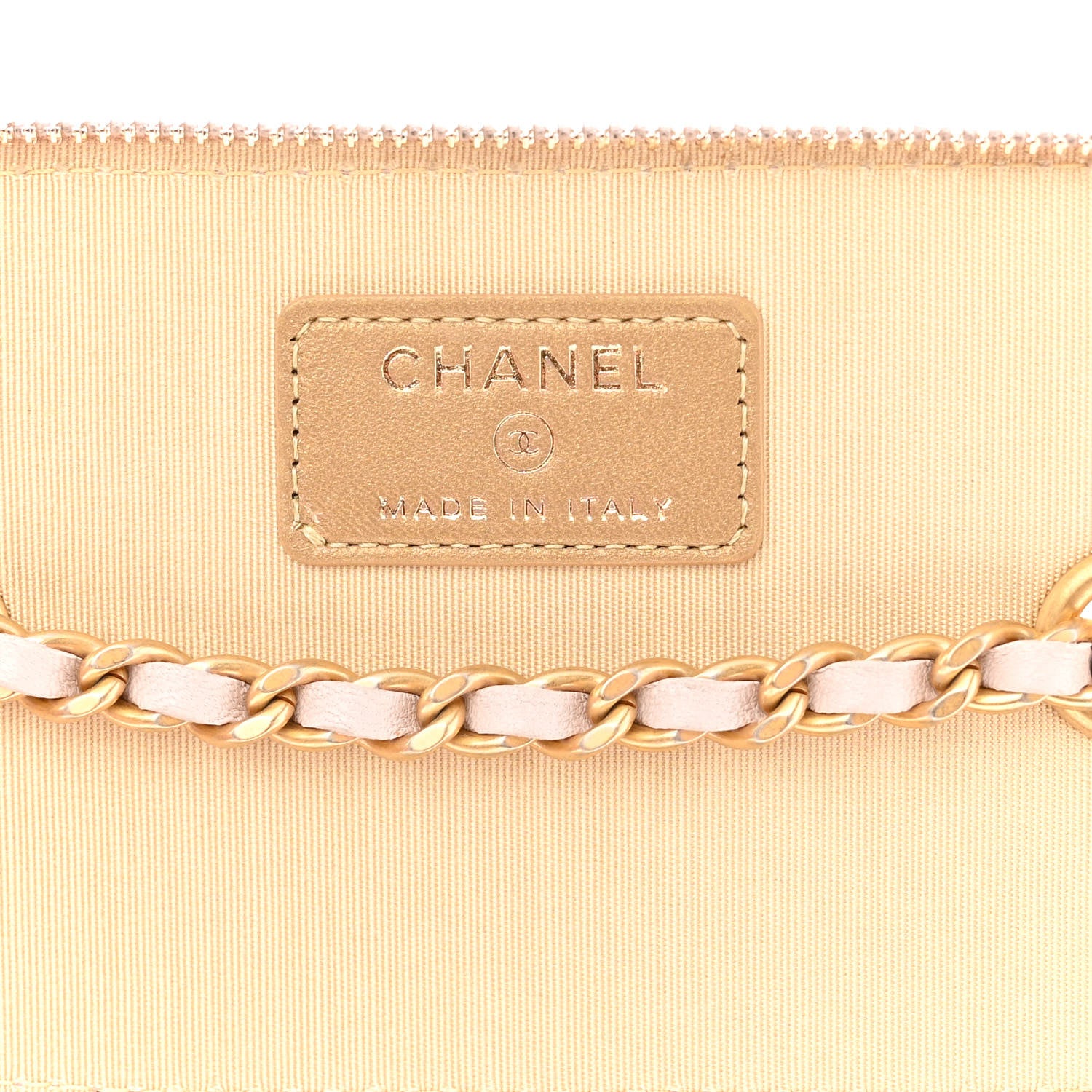 Chanel Lambskin Quilted Pearl Crush Small Vanity Case With Chain Light Purple 6 of 10