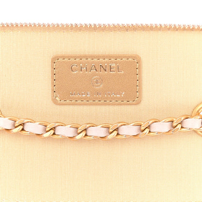 Chanel Lambskin Quilted Pearl Crush Small Vanity Case With Chain Light Purple 6 of 10