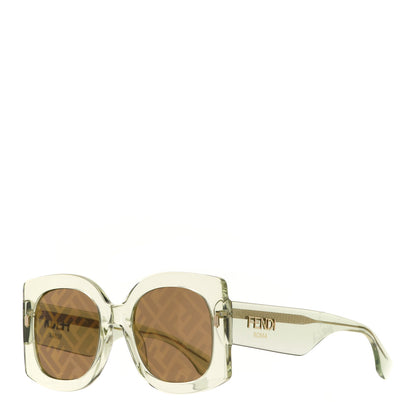 Fendi Acetate FF Sunglasses FF 0436/G/S Green 1 of 6