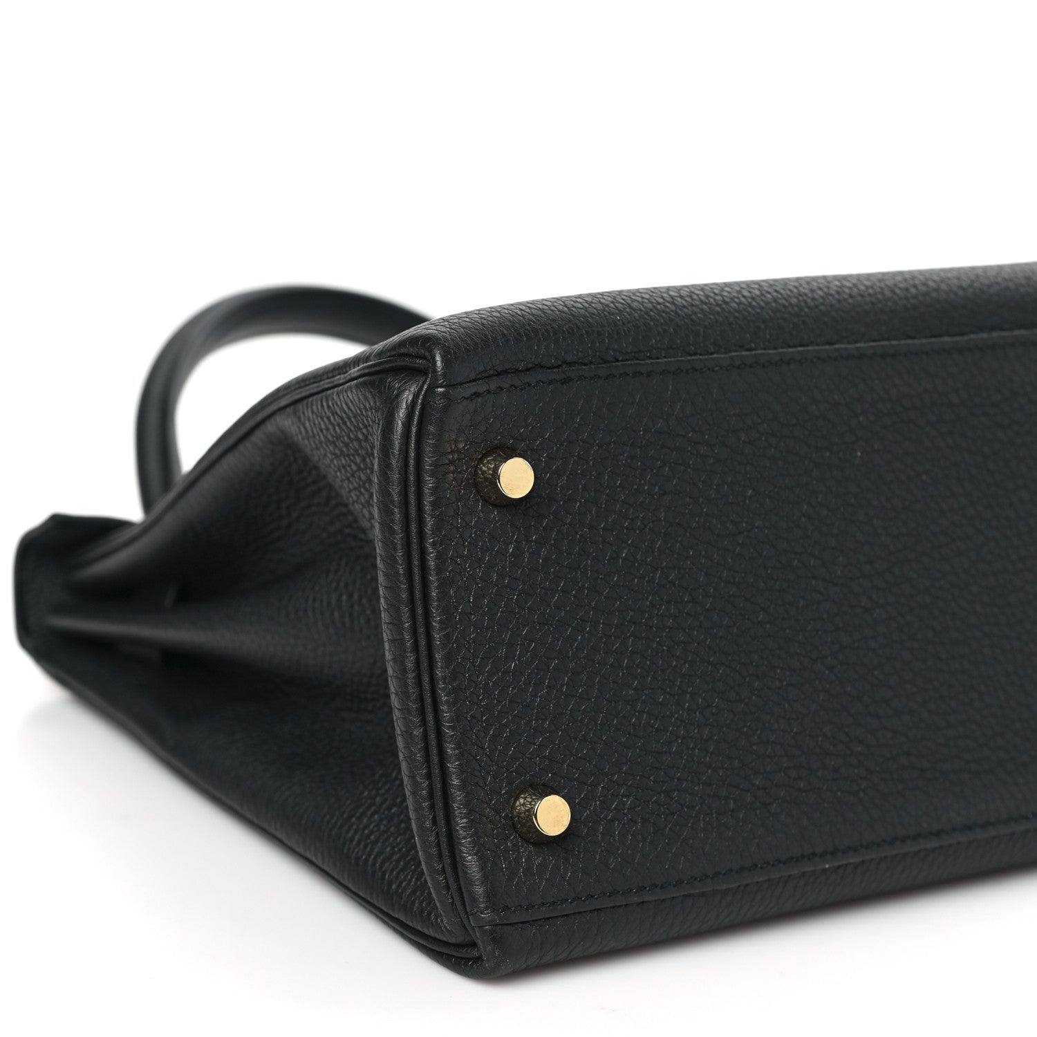 Hermes Togo Kelly Retourne 28 Black 9 of 10