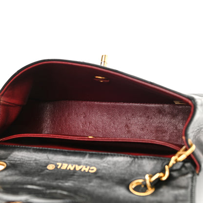Chanel Lambskin Quilted Medium Single Flap Black 5 of 13