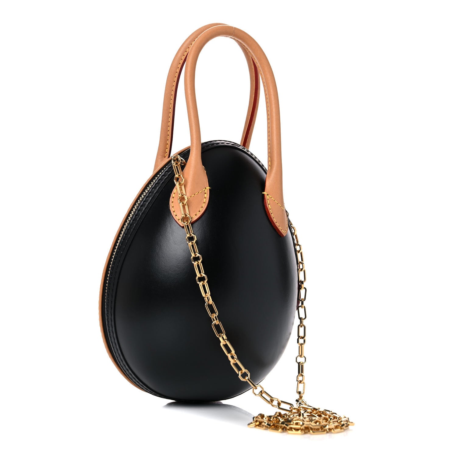 Louis Vuitton Monogram Egg Bag Black 3 of 14