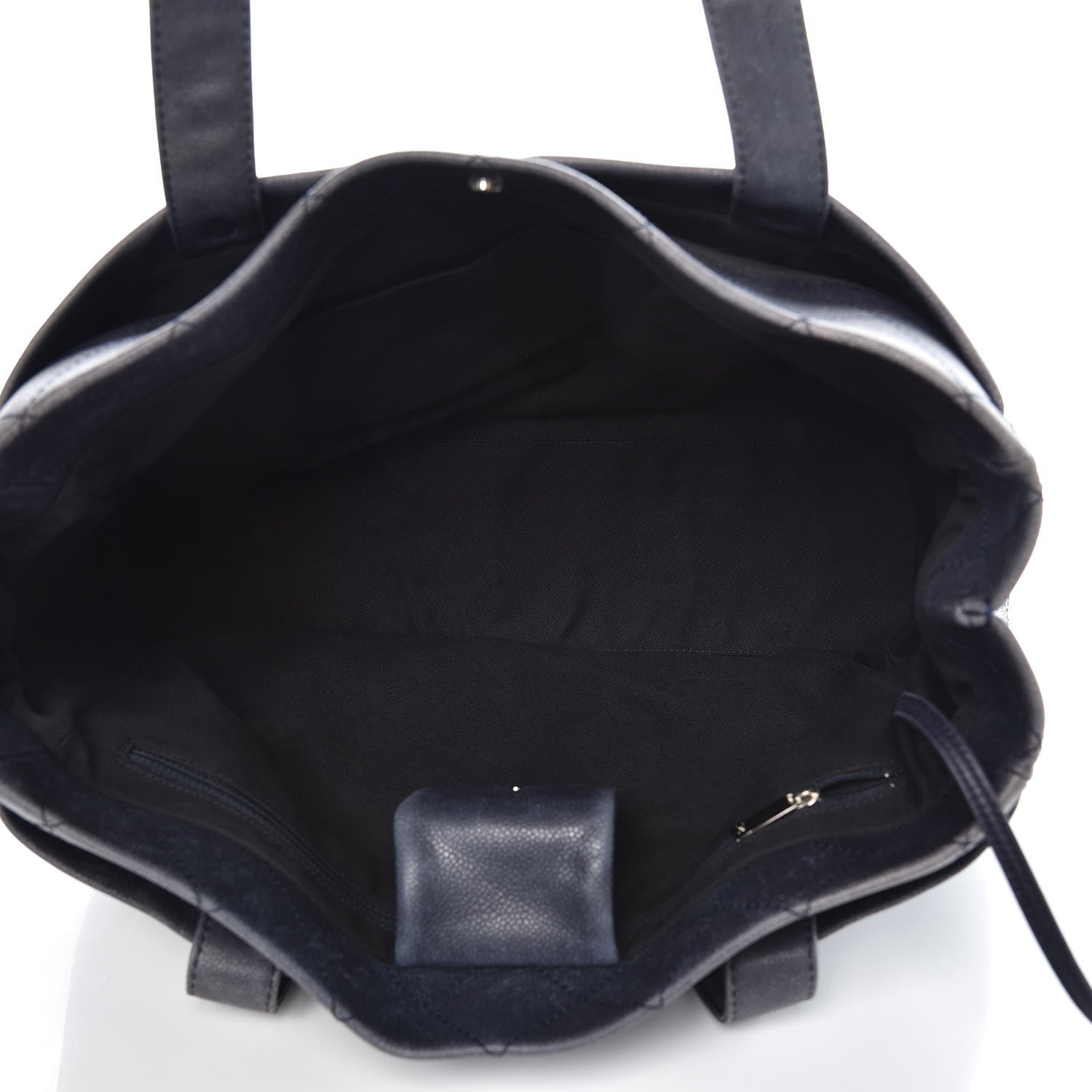 Chanel Caviar Executive Cerf Shopper Tote Navy 7 of 20