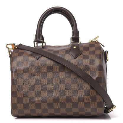 Louis Vuitton Damier Ebene Speedy Bandouliere 25 1 of 12