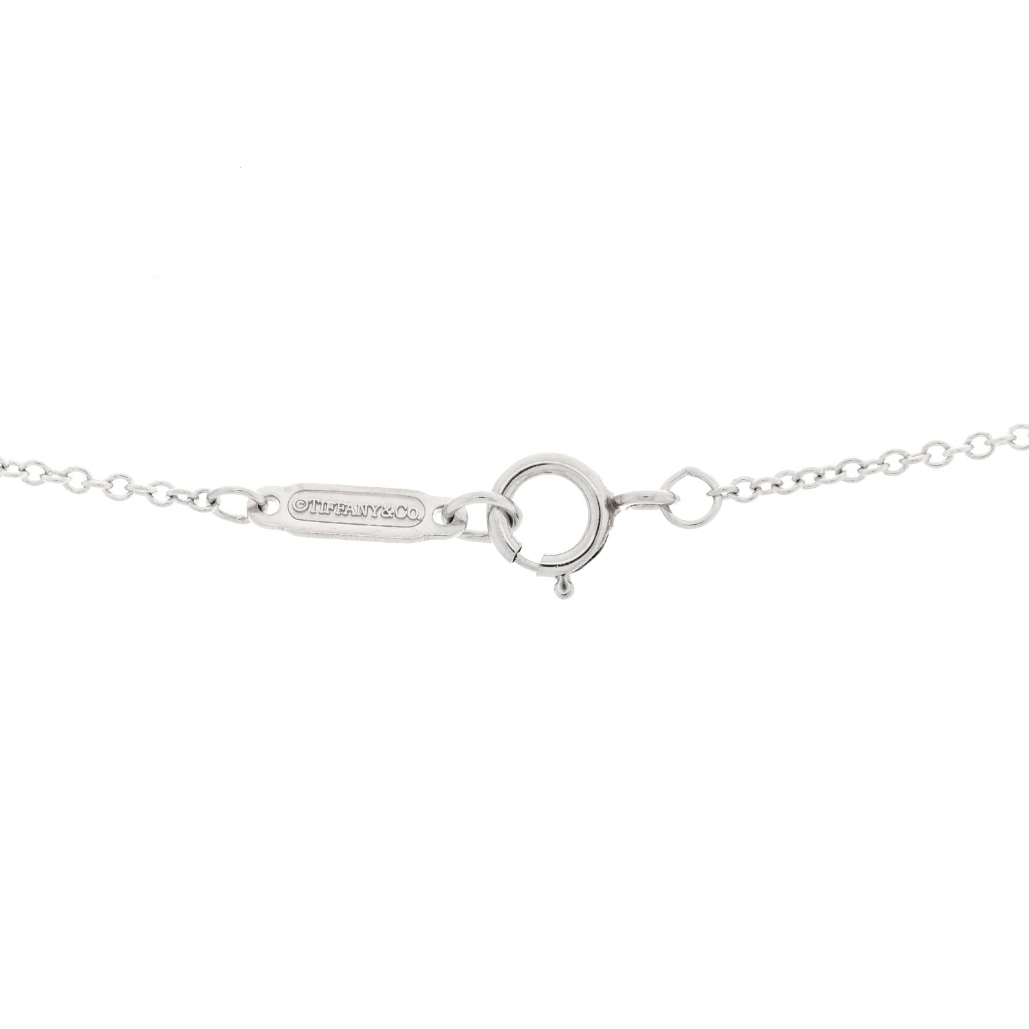 Tiffany Platinum Diamond Paper Flowers Pendant Necklace 4 of 5