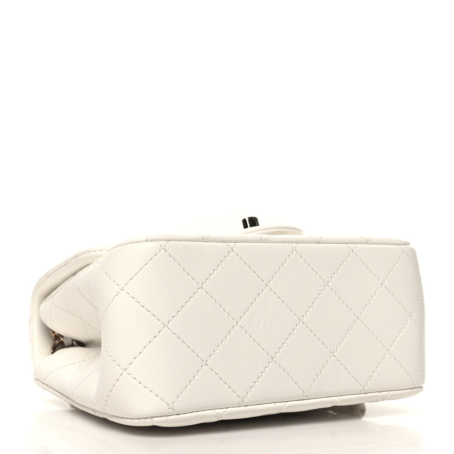 Chanel Lambskin Quilted Mini Pearl Crush Flap White 4 of 11