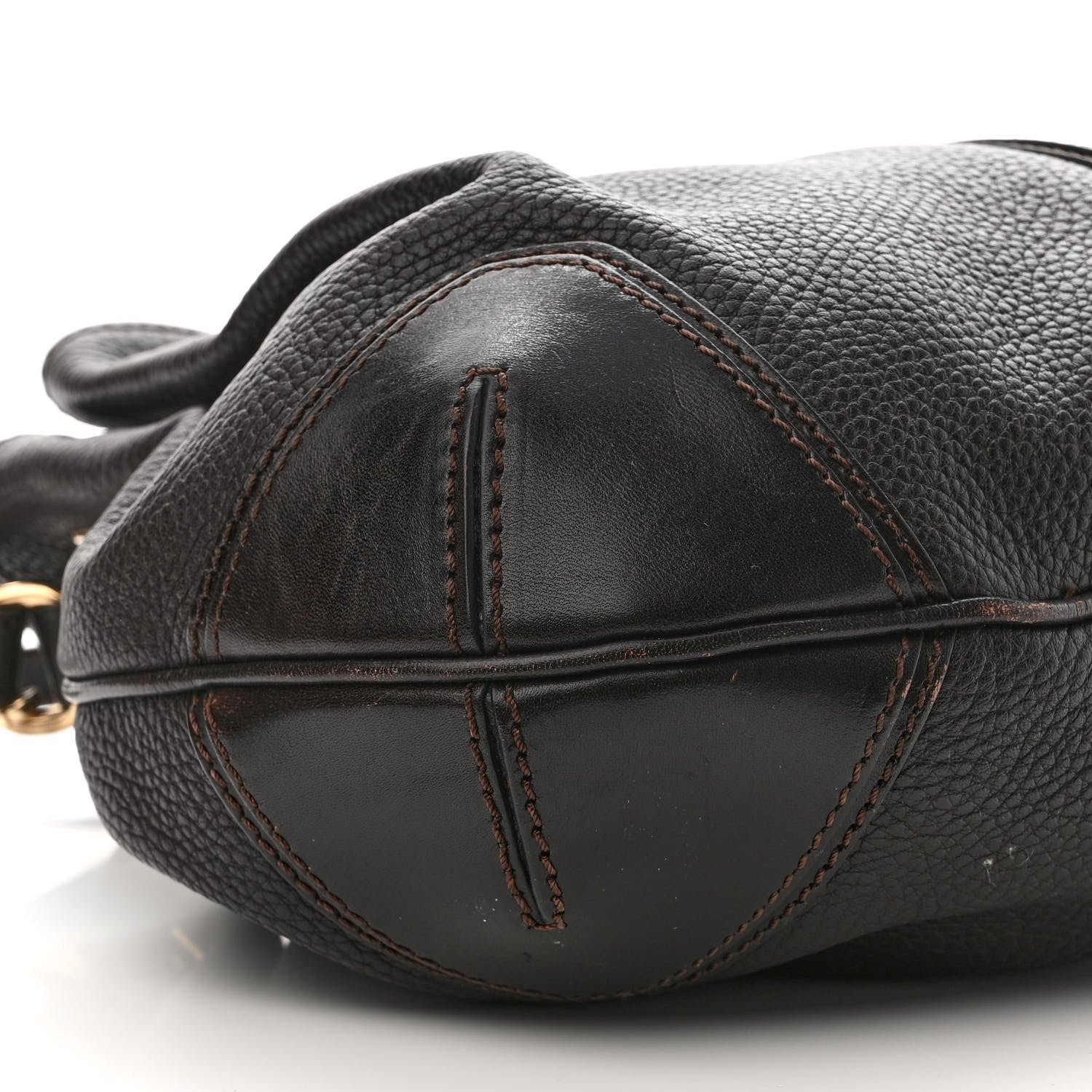Burberry Grainy Calfskin Willenmore Hobo Black 9 of 12