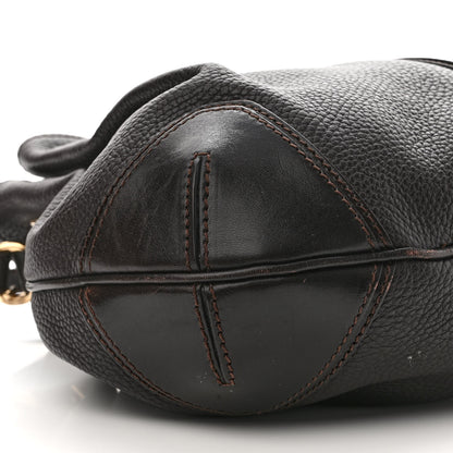 Burberry Grainy Calfskin Willenmore Hobo Black 9 of 12
