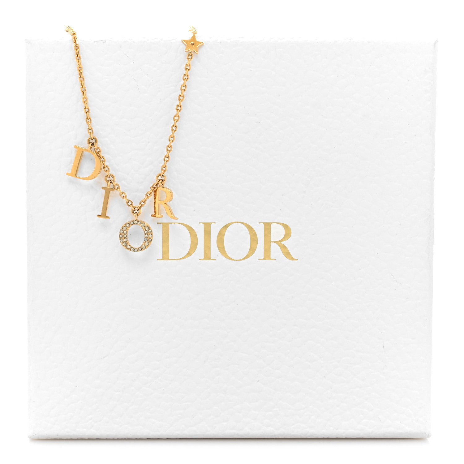 Christian Dior Crystal Dio(r)evolution Necklace Gold 6 of 6