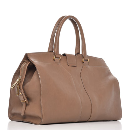 Saint Laurent Sheepskin Medium Cabas ChYc Taupe 3 of 17