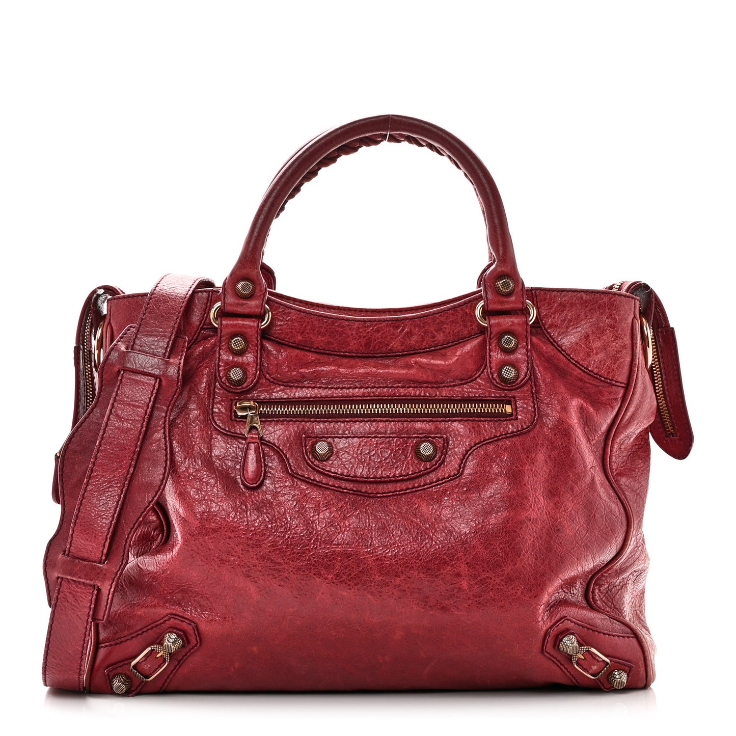 Agneau Giant 12 Rose Gold Hardware Velo Cassis