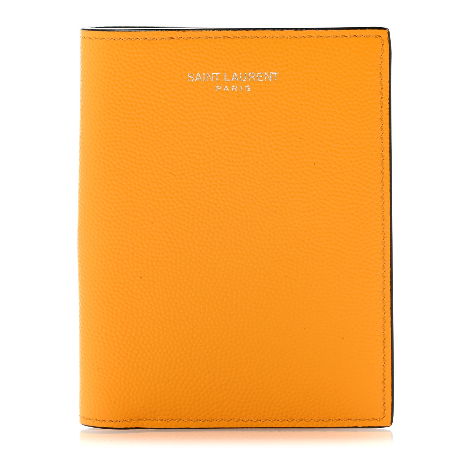 Saint Laurent Grain De Poudre Credit Card Wallet Senape Yellow 1 of 7