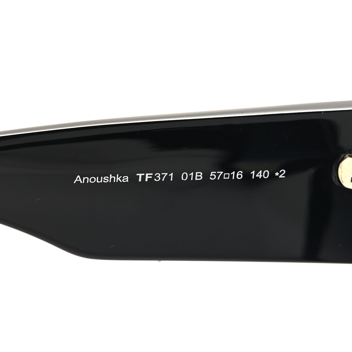 Tom Ford Acetate Anoushka Cat Eye Sunglasses TF371 Black 6 of 8