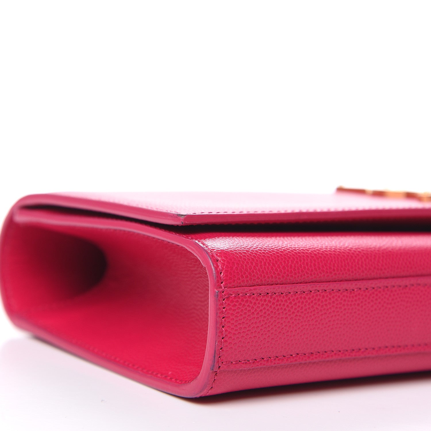 Saint Laurent Grain De Poudre Classic Monogram Cassandre Clutch Lipstick Fuchsia 8 of 13