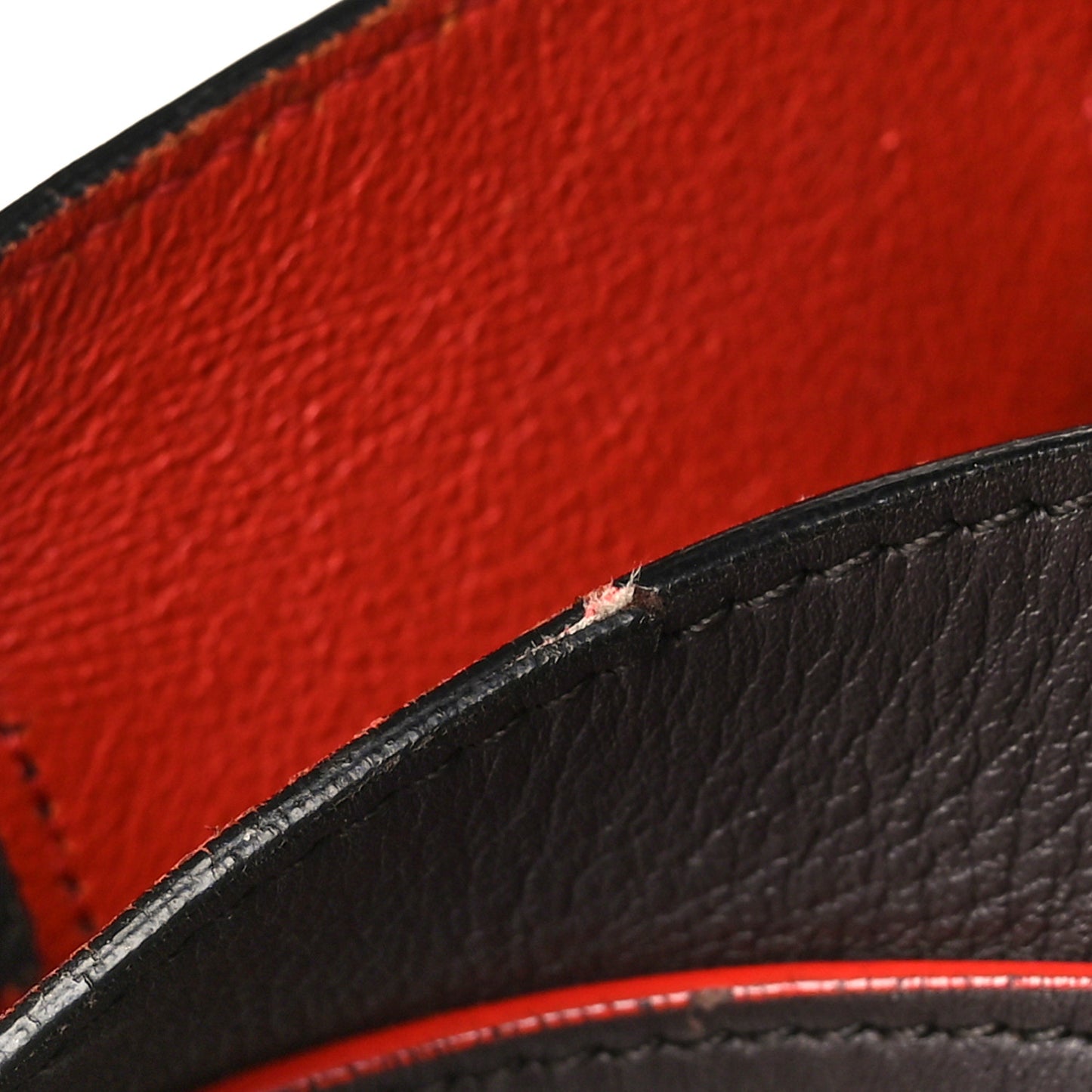 Smooth Calfskin Medium Belt Cabas Phantom Dark Brown