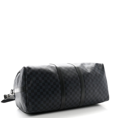 Louis Vuitton Damier Cobalt Keepall Bandouliere 55 3 of 12