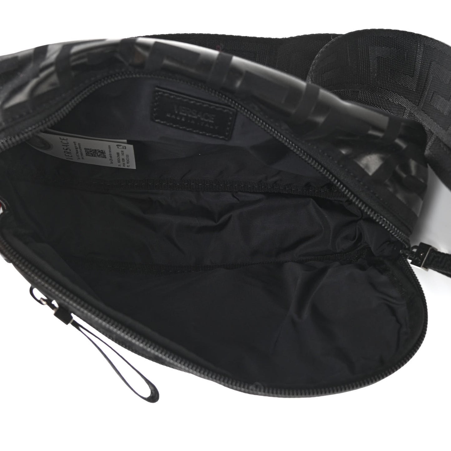 Nylon Logo Belt Bag Black