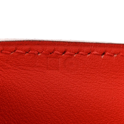 Hermes Veau Grizzly Swift Toolbox 33 Chamois Capucine 7 of 13