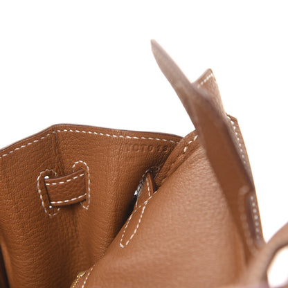 Hermes Togo Birkin 25 Gold 7 of 10