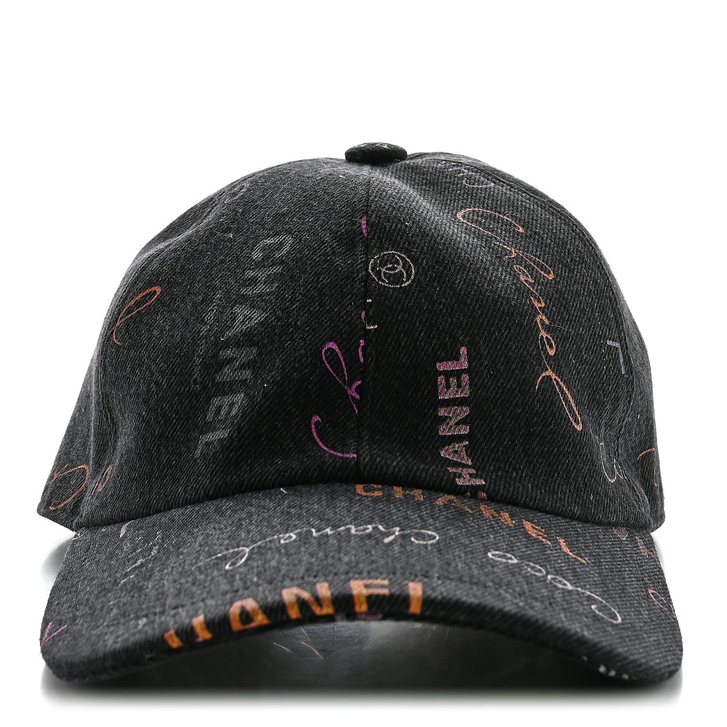 Chanel Denim Mood Cap Hat Black 3 of 9