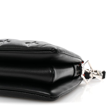 Louis Vuitton Lambskin Embossed Monogram Coussin BB Black 9 of 9