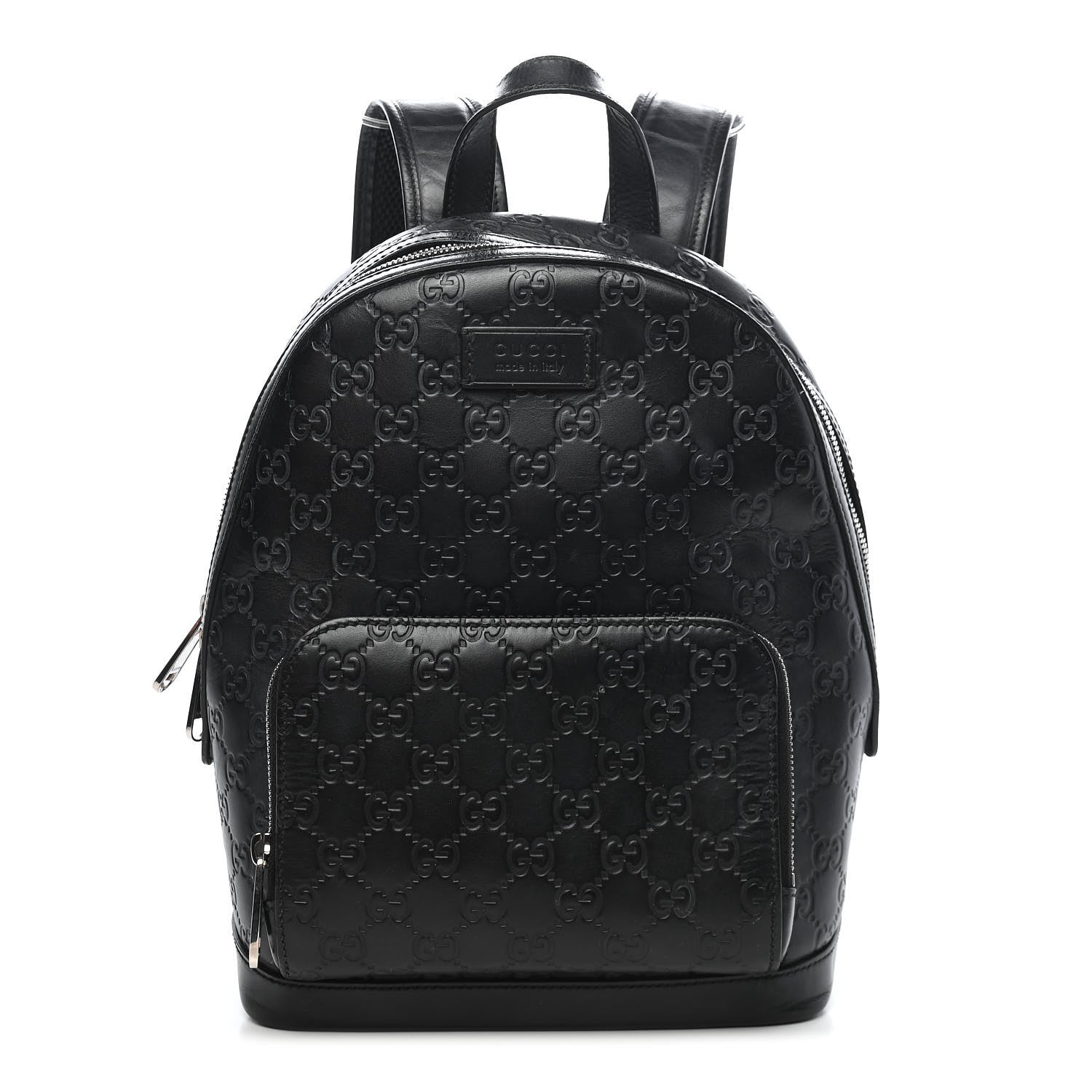 Gucci Guccissima Signature Small Day Backpack Black 1 of 9