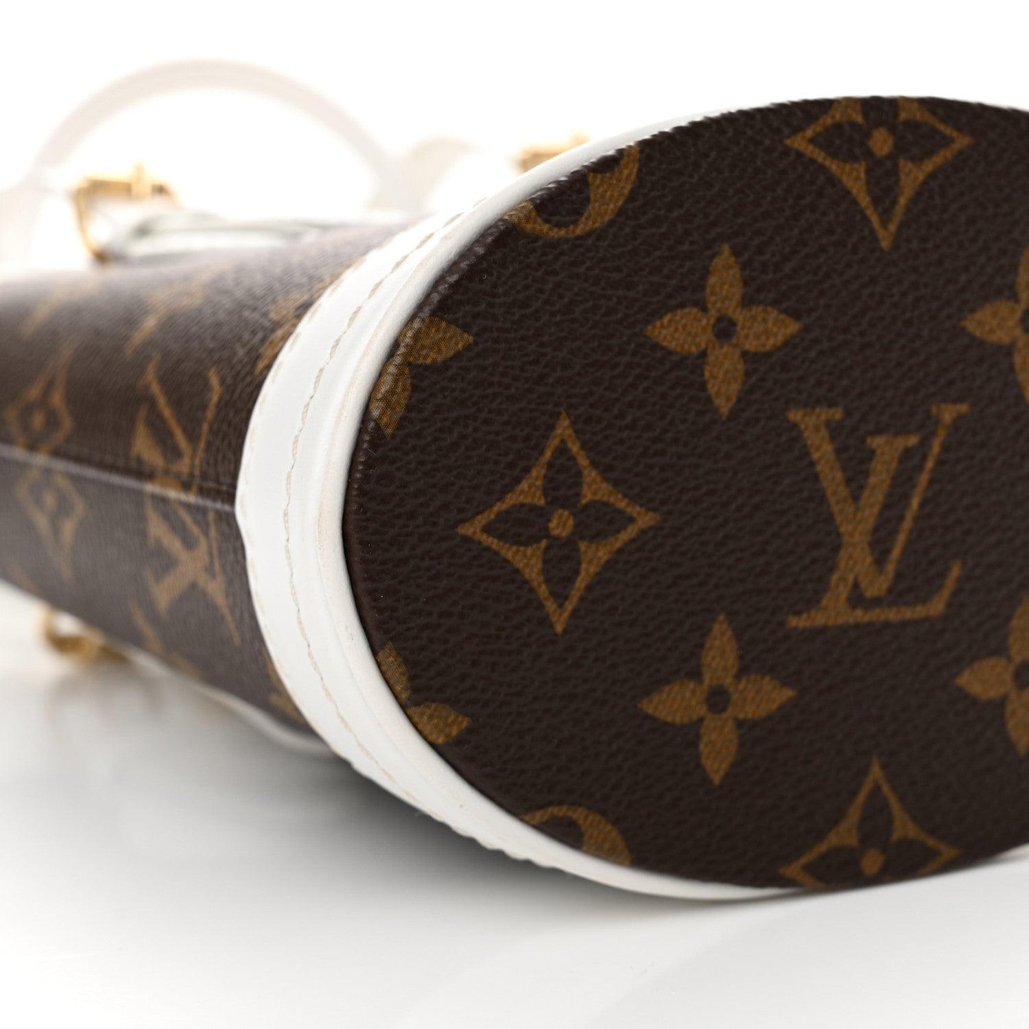 Louis Vuitton Monogram LV Match Nano Bucket Bag White 9 of 13