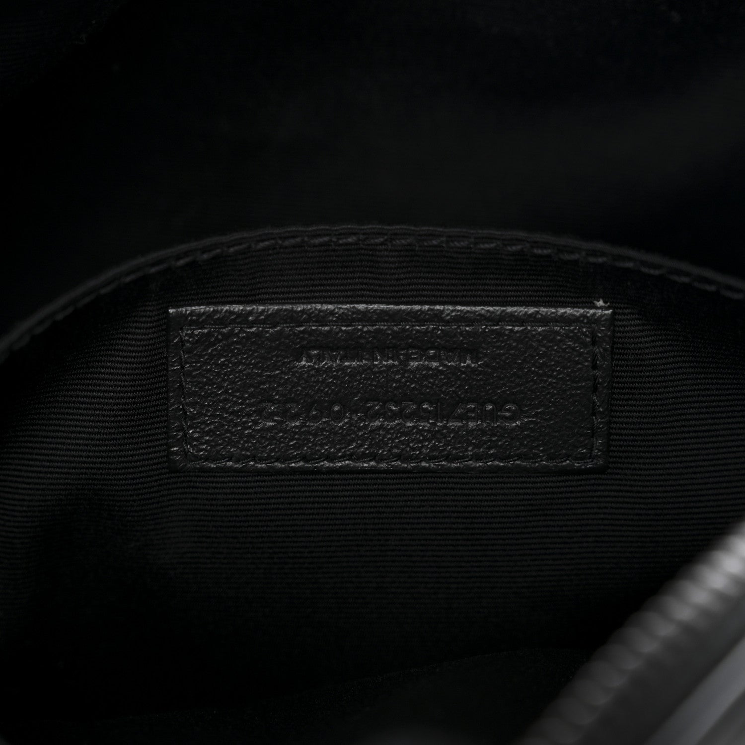 Saint Laurent Calfskin Matelasse Monogram Monochrome Lou Camera Bag Black 7 of 11