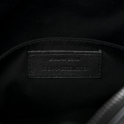 Saint Laurent Calfskin Matelasse Monogram Monochrome Lou Camera Bag Black 7 of 11