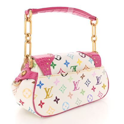 Louis Vuitton Monogram Multicolor Alligator Marilyn White 3 of 9