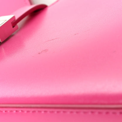 Givenchy Box Calfskin Mini Cut Out Shoulder Bag Neon Pink 11 of 11