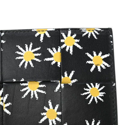 Bottega Veneta Nappa Maxi Intrecciato Daisy Print Card Holder Black 7 of 7