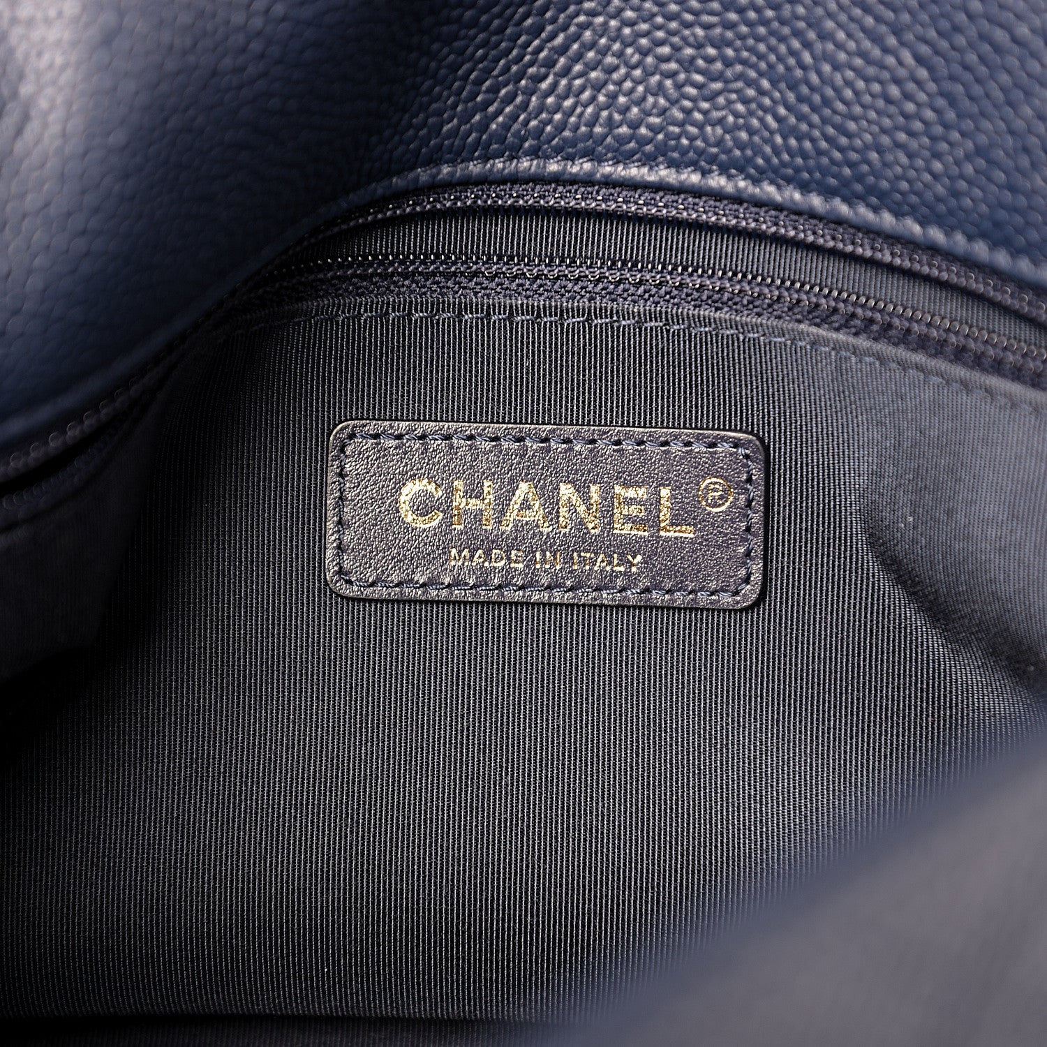 Chanel Caviar Quilted City Walk Flap Navy Blue 5 of 10