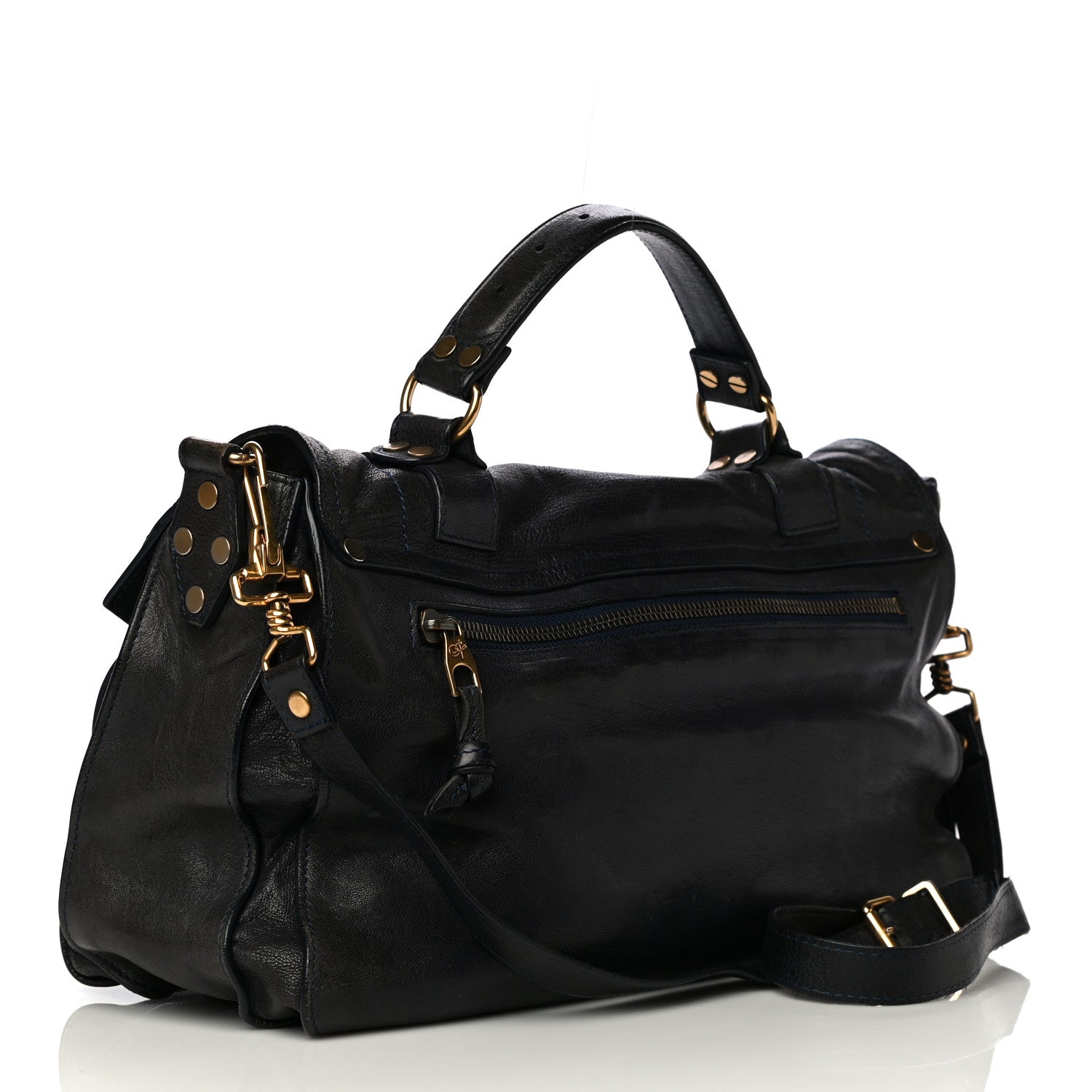 Proenza Schouler Lambskin Medium PS1 Satchel Midnight 3 of 22