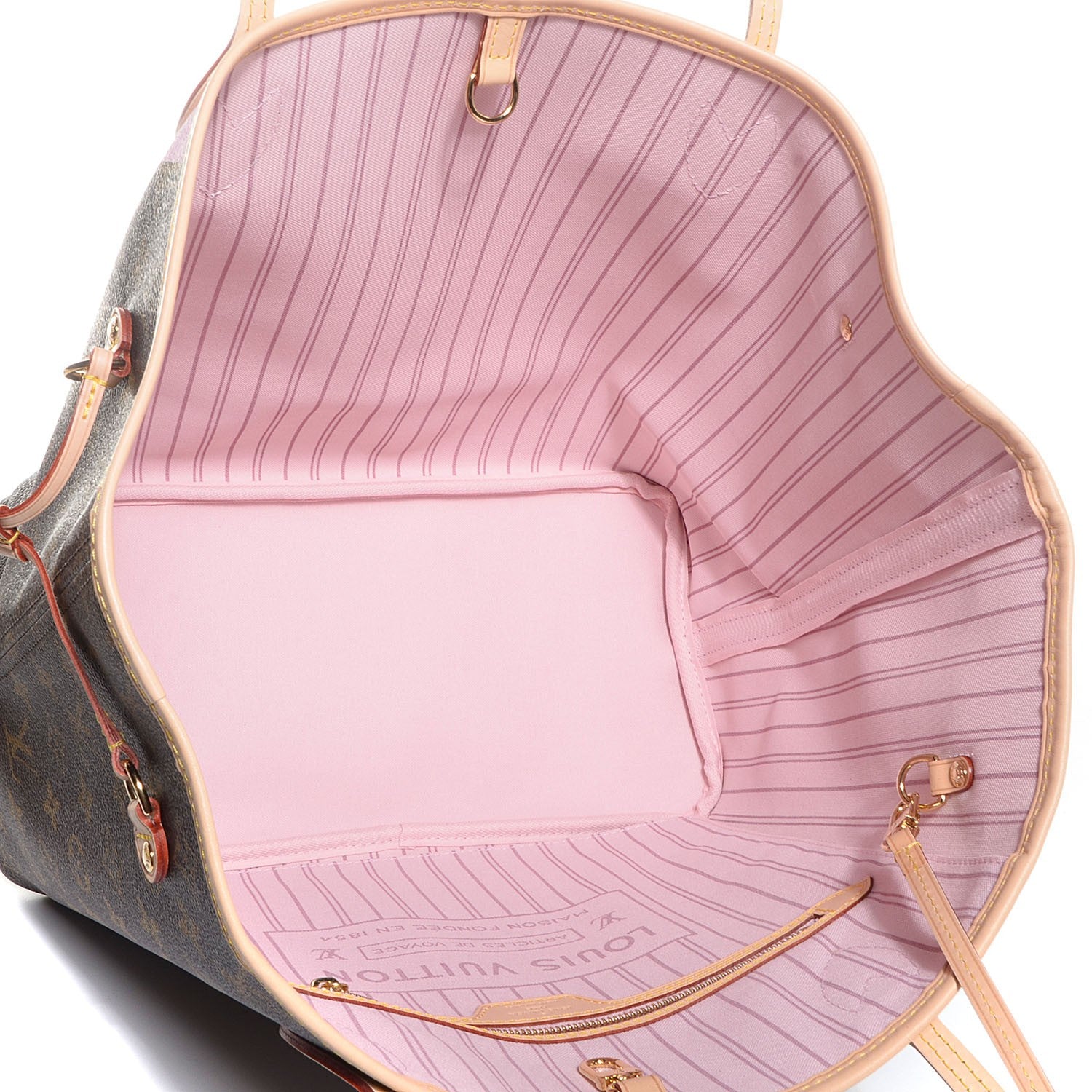 Louis Vuitton Monogram Maui V Neverfull MM Rose Ballerine 9 of 11