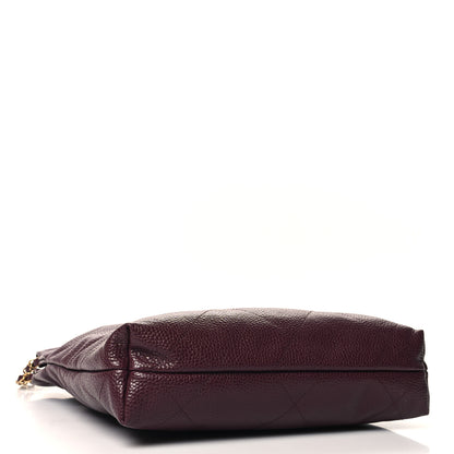 Chanel Caviar Quilted Small Chanel 22 Dark Burgundy 5 of 11