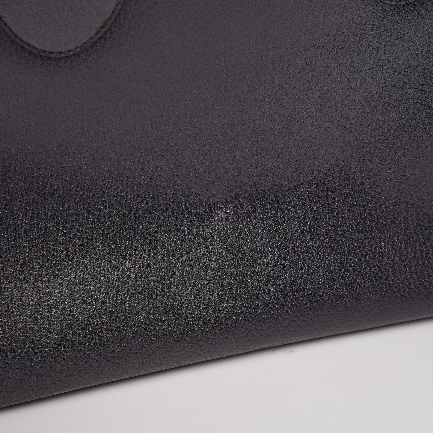 Calfskin Bamboo Top Handle Tote Dark Grey