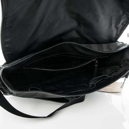 Burberry Smoked Check Medium Elgin Messenger Bag Black 5 of 8