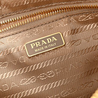 Prada Re-Nylon Saffiano Demi-lune Shoulder Bag Cammello 6 of 11