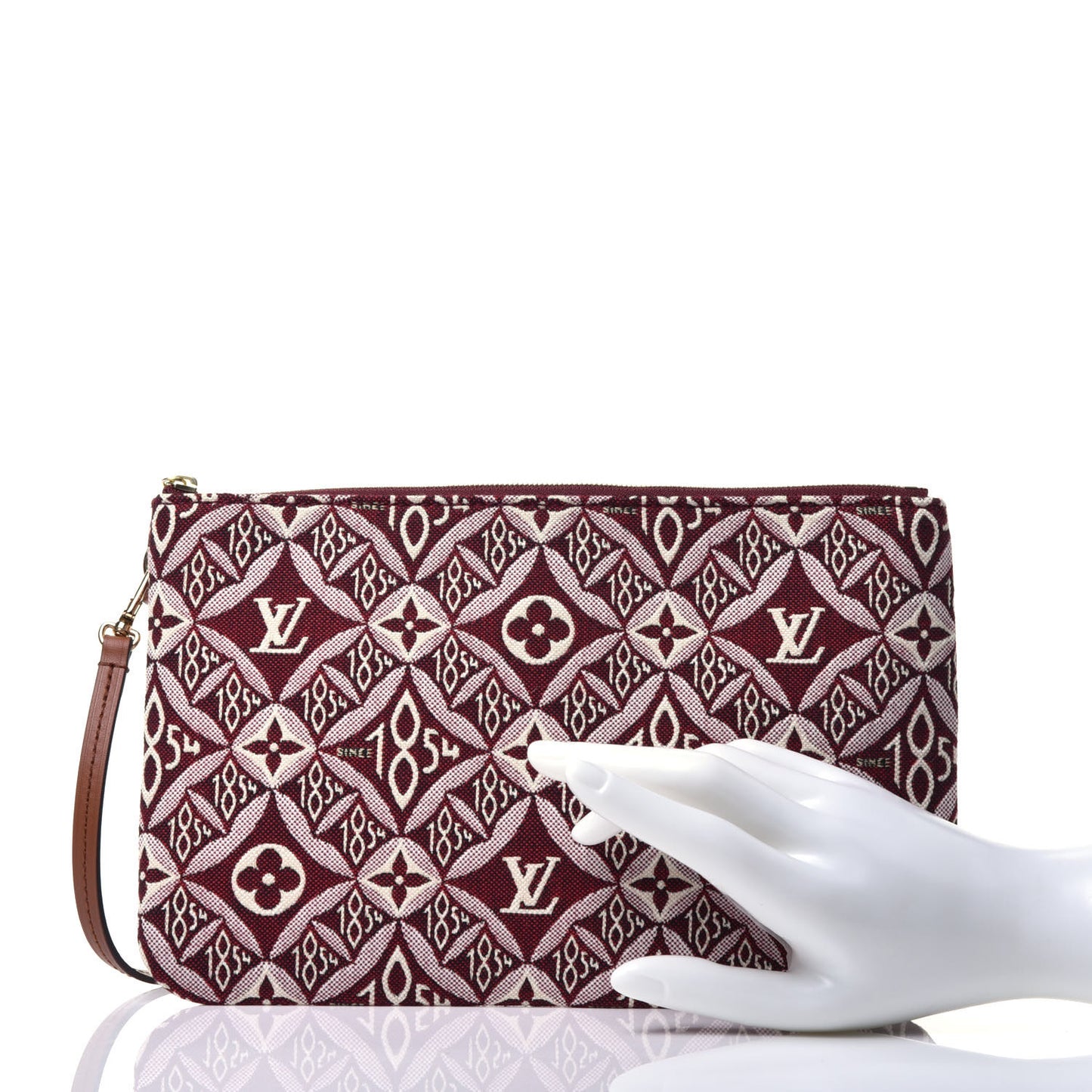 Jacquard Since 1854 Neverfull MM GM Pochette Bordeaux