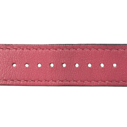 Hermes Swift 40mm Apple Watch Double Tour Band Bordeaux Rose Extreme Rose Azalee Bordeaux 3 of 9