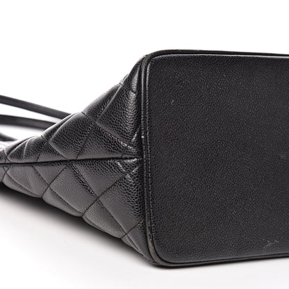 Chanel Caviar Quilted Medallion Tote Black 9 of 16