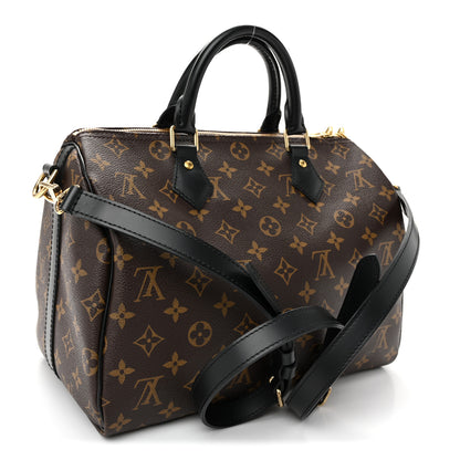 Louis Vuitton Monogram My World Tour Speedy Bandouliere 30 Black 3 of 9