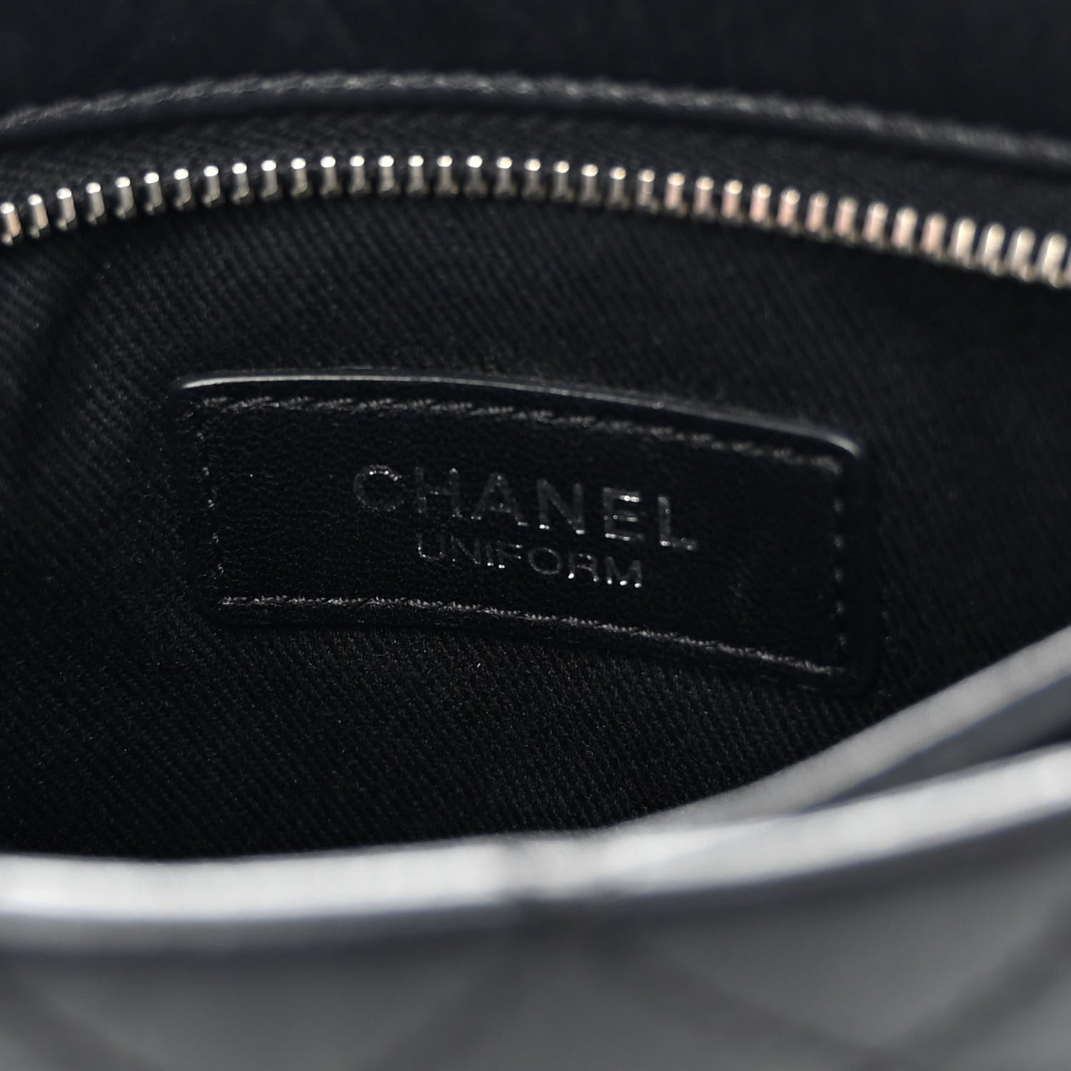 Chanel Aged Calfskin Quilted Crossbody Bag Black 6 of 9