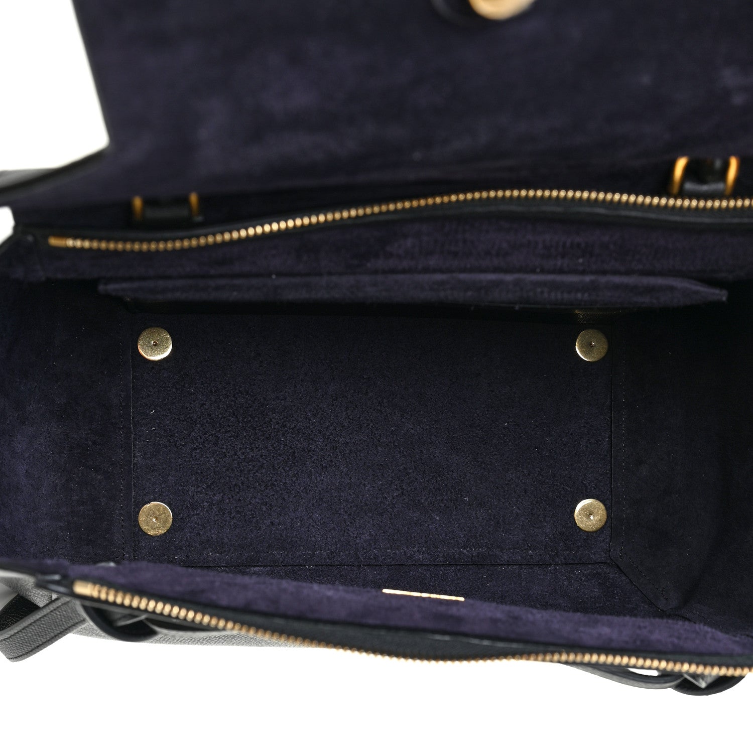 Celine Grained Calfskin Mini Belt Bag Black 5 of 13