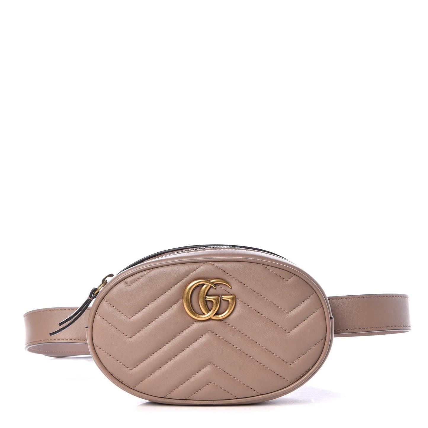 Calfskin Matelasse GG Marmont Belt Bag 85 34 Porcelain Rose